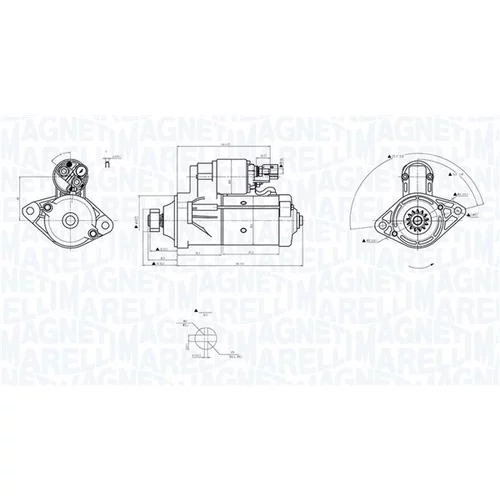 Štartér 063726156010 (MAGNETI MARELLI) - obr. 1