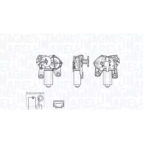 Motor stieračov MAGNETI MARELLI 064077700010