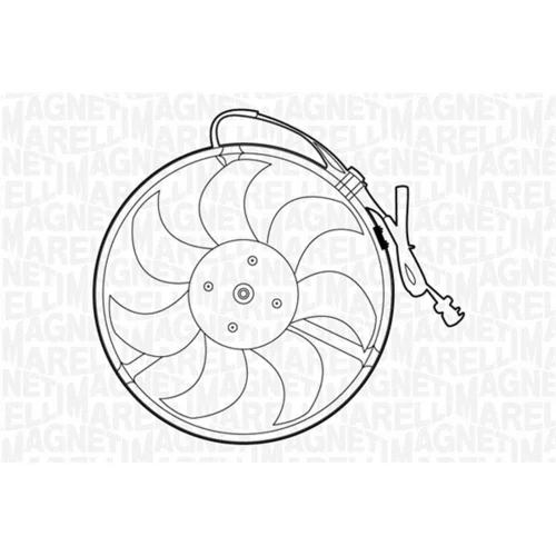 Ventilátor chladenia motora MAGNETI MARELLI 069422274010