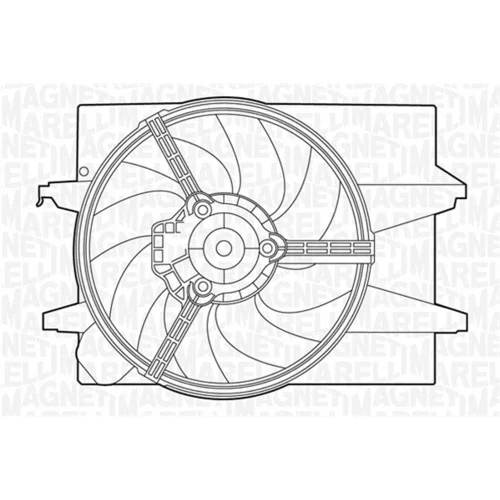 Ventilátor chladenia motora MAGNETI MARELLI 069422400010