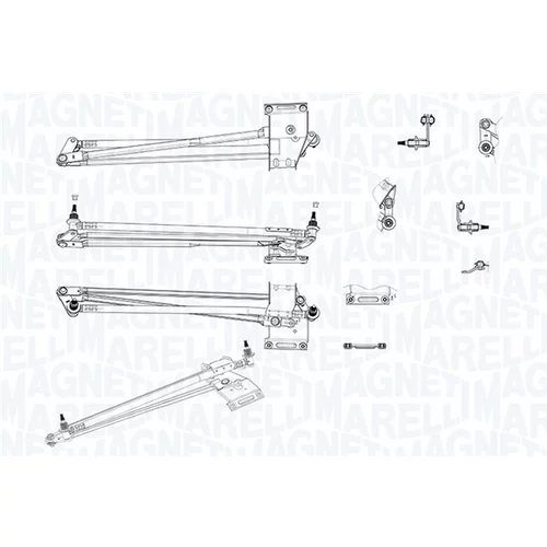 Mechanizmus stieračov 085570168010 (MAGNETI MARELLI) - obr. 1