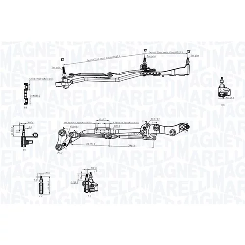 Mechanizmus stieračov 085570730010 (MAGNETI MARELLI) - obr. 2
