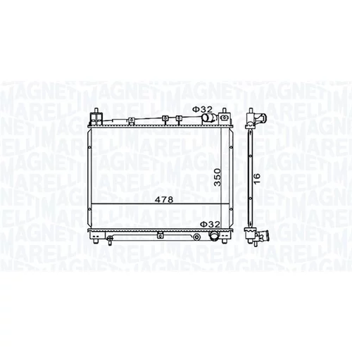 Chladič motora MAGNETI MARELLI 350213152900