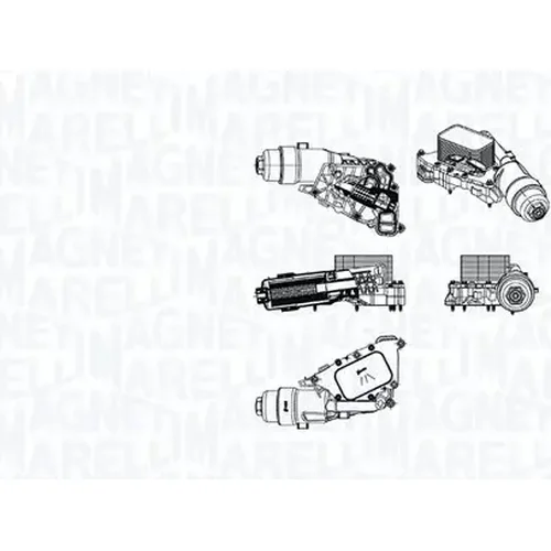 Chladič motorového oleja MAGNETI MARELLI 350300007300