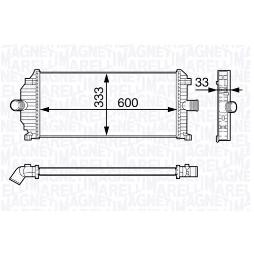 Chladič plniaceho vzduchu MAGNETI MARELLI 351319202350