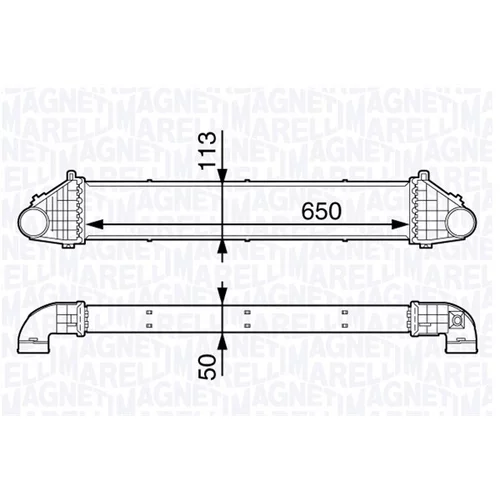 Chladič plniaceho vzduchu MAGNETI MARELLI 351319202600