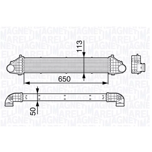Chladič plniaceho vzduchu MAGNETI MARELLI 351319202990