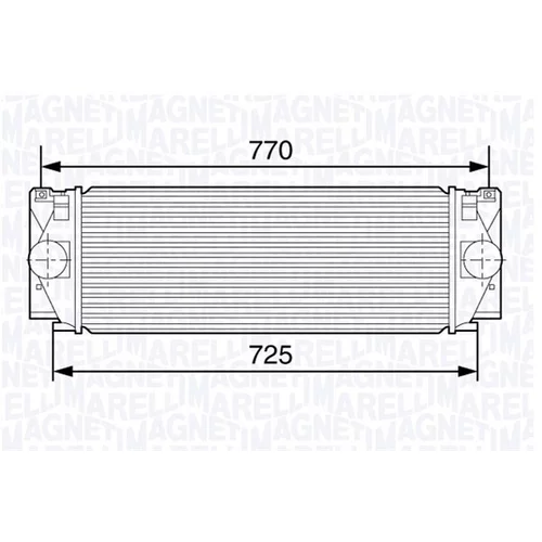 Chladič plniaceho vzduchu 351319203630 (MAGNETI MARELLI)