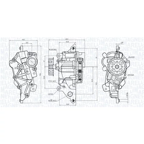 Olejové čerpadlo MAGNETI MARELLI 351516000073