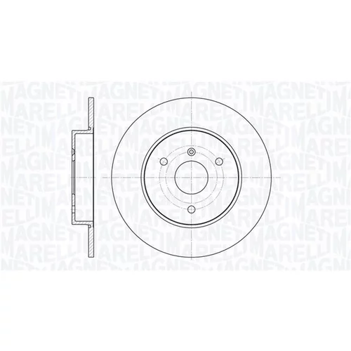 Brzdový kotúč MAGNETI MARELLI 361302040131