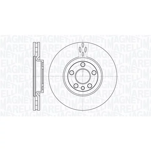 Brzdový kotúč MAGNETI MARELLI 361302040200