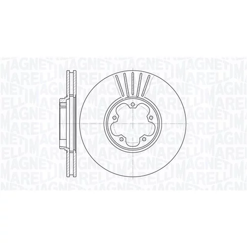 Brzdový kotúč MAGNETI MARELLI 361302040288