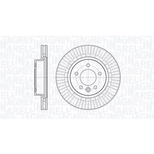 Brzdový kotúč MAGNETI MARELLI 361302040424
