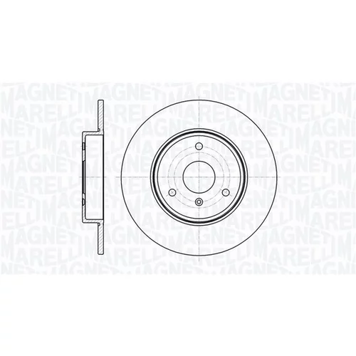 Brzdový kotúč MAGNETI MARELLI 361302040729