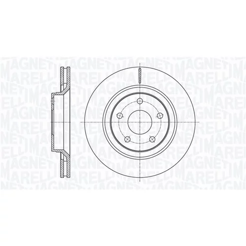 Brzdový kotúč MAGNETI MARELLI 361302040824