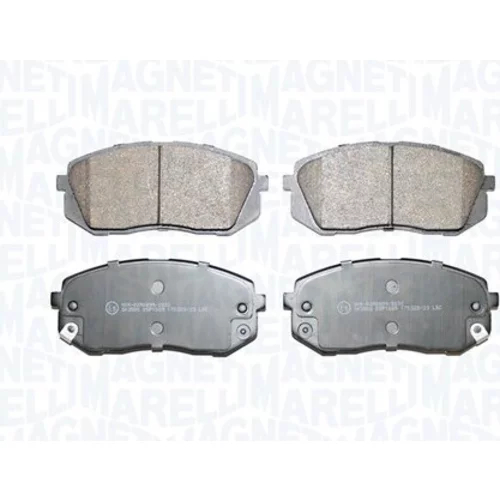 Sada brzdových platničiek kotúčovej brzdy MAGNETI MARELLI 363916061470