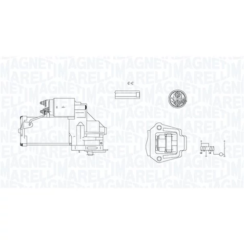 Štartér MAGNETI MARELLI 063721245010