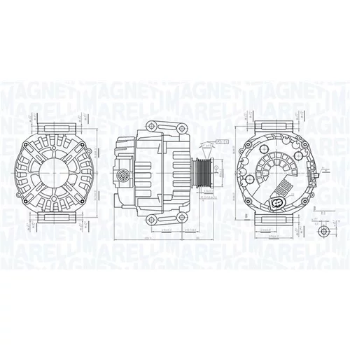 Alternátor MAGNETI MARELLI 063732072010