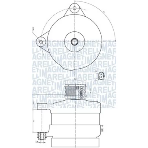 Alternátor MAGNETI MARELLI 063732188010