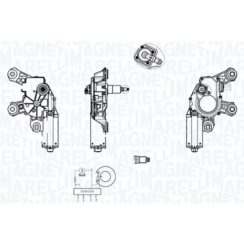 Motor stieračov MAGNETI MARELLI 064013022010
