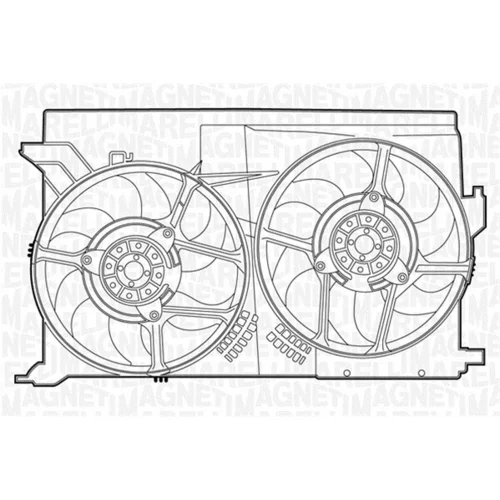 Ventilátor chladenia motora MAGNETI MARELLI 069422342010