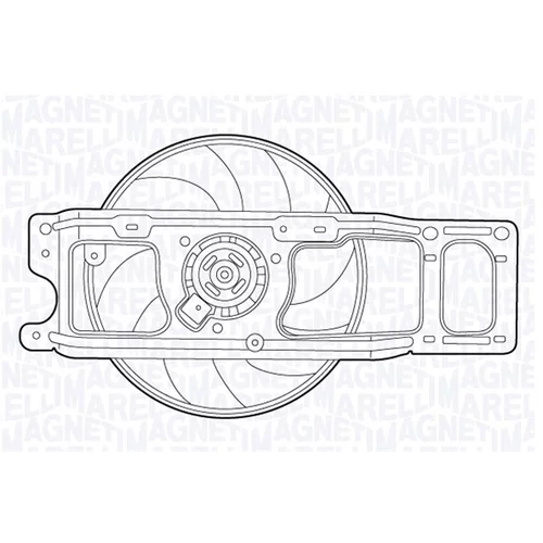 Ventilátor chladenia motora MAGNETI MARELLI 069422535010