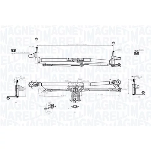 Mechanizmus stieračov 085570715010 (MAGNETI MARELLI) - obr. 2
