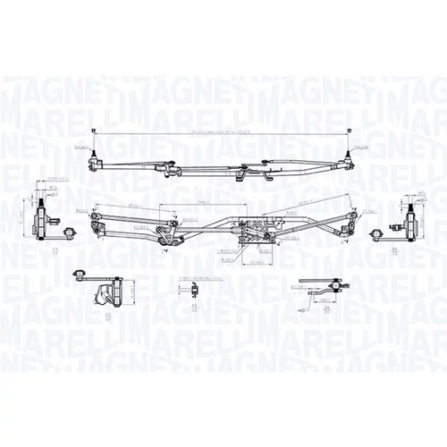 Mechanizmus stieračov MAGNETI MARELLI 085570732010