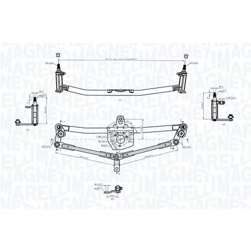 Mechanizmus stieračov 085570734010 (MAGNETI MARELLI) - obr. 2