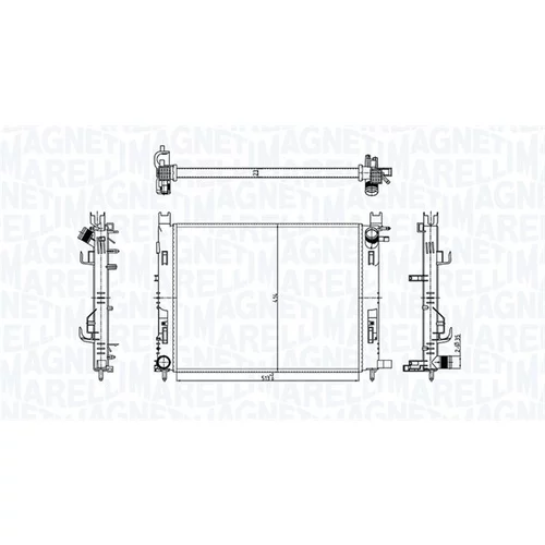 Chladič motora MAGNETI MARELLI 350213182100