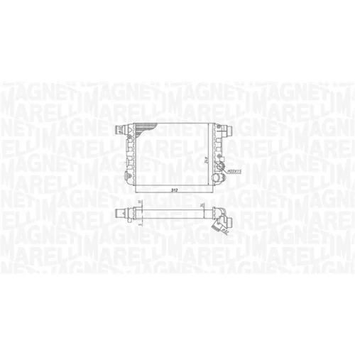 Chladič motora 350213188900 (MAGNETI MARELLI) - obr. 1