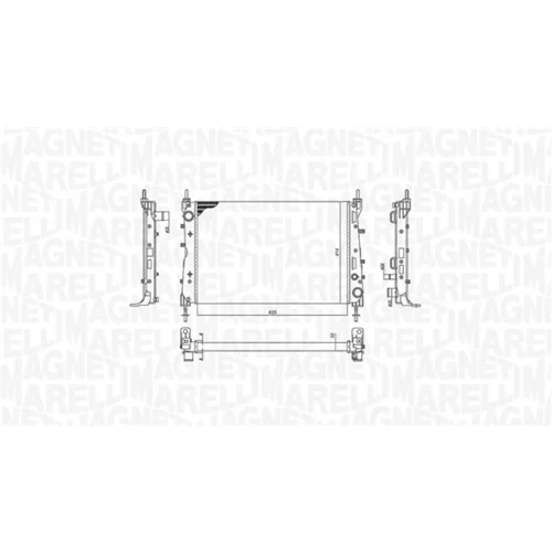 Chladič motora 350213199100 (MAGNETI MARELLI) - obr. 1