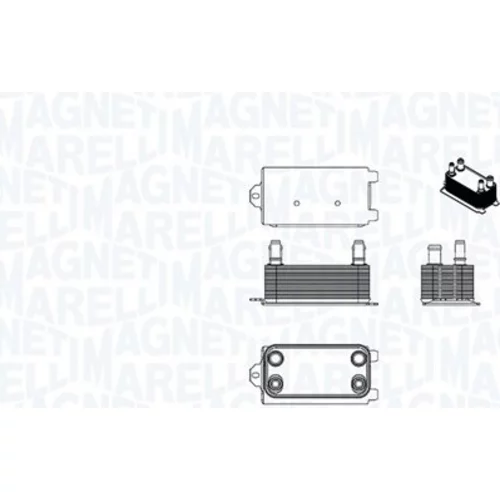 Chladič motorového oleja MAGNETI MARELLI 350300007100