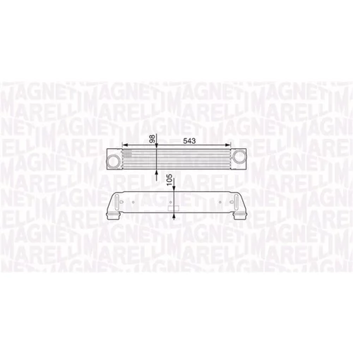 Chladič plniaceho vzduchu 351319202370 (MAGNETI MARELLI) - obr. 1