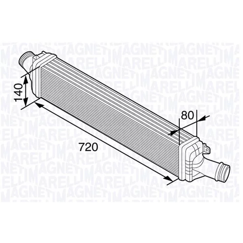 Chladič plniaceho vzduchu 351319202690 (MAGNETI MARELLI)