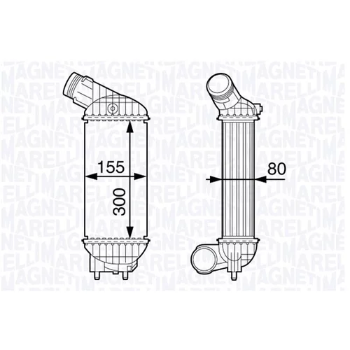 Chladič plniaceho vzduchu MAGNETI MARELLI 351319202790