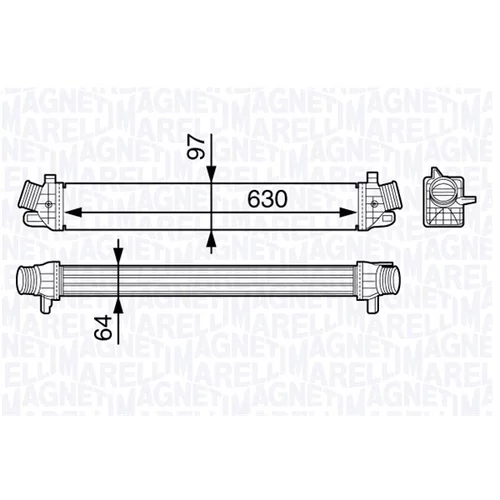 Chladič plniaceho vzduchu MAGNETI MARELLI 351319202980