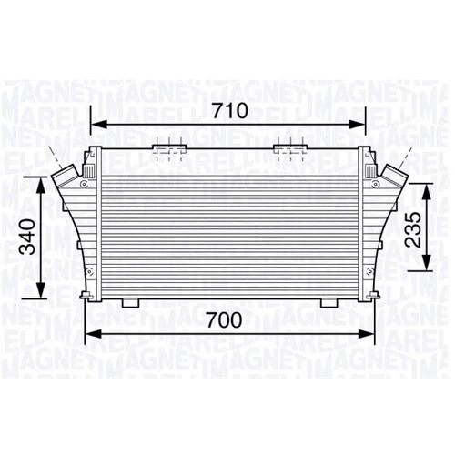 Chladič plniaceho vzduchu MAGNETI MARELLI 351319203460