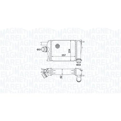 Chladič plniaceho vzduchu MAGNETI MARELLI 351319205170