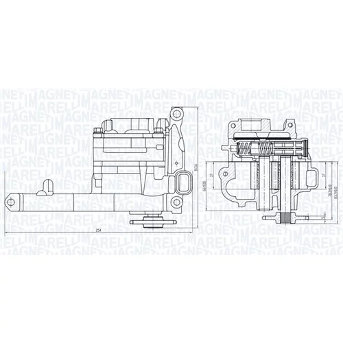 Olejové čerpadlo MAGNETI MARELLI 351516000071