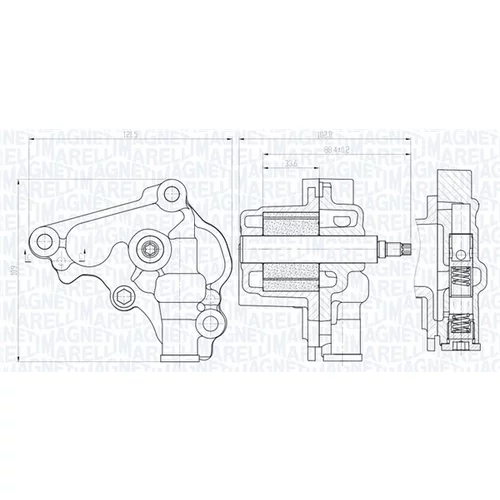 Olejové čerpadlo 351516000138 (MAGNETI MARELLI) - obr. 1
