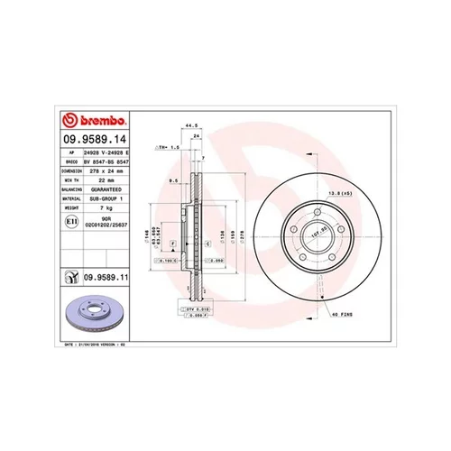 Brzdový kotúč MAGNETI MARELLI 360406026500