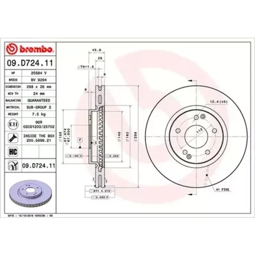 Brzdový kotúč MAGNETI MARELLI 360406170701