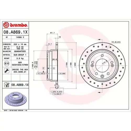 Brzdový kotúč MAGNETI MARELLI 360406177802