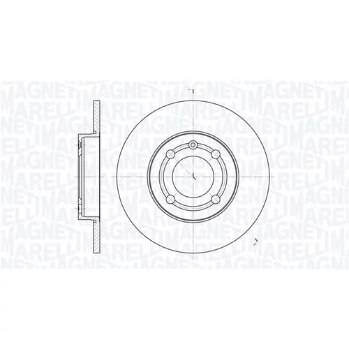 Brzdový kotúč MAGNETI MARELLI 361302040239