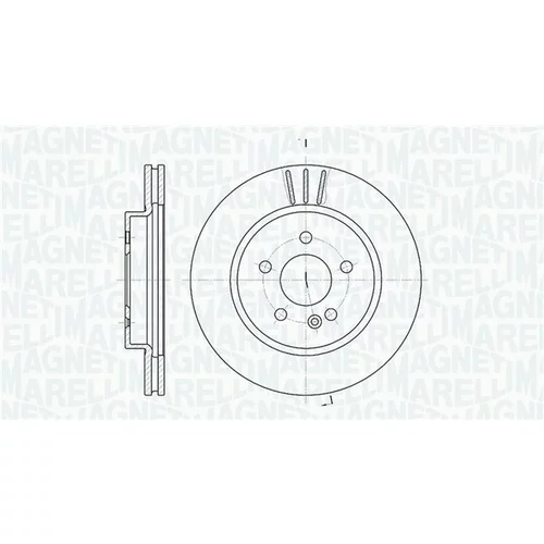 Brzdový kotúč MAGNETI MARELLI 361302040396