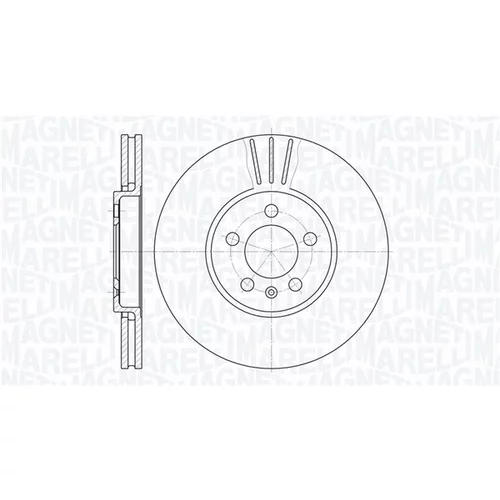 Brzdový kotúč MAGNETI MARELLI 361302040689