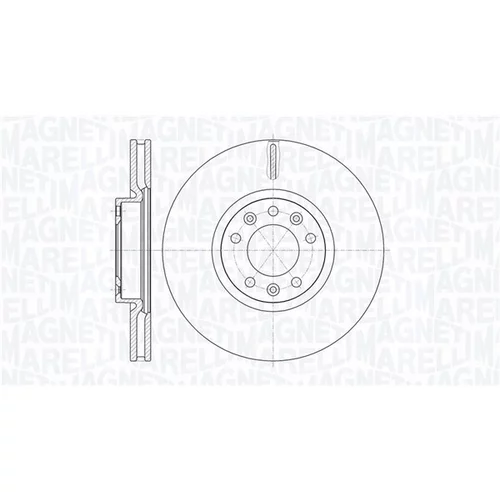 Brzdový kotúč MAGNETI MARELLI 361302040767