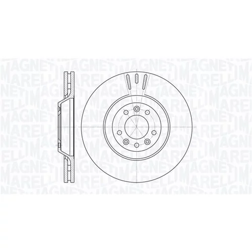Brzdový kotúč MAGNETI MARELLI 361302040814