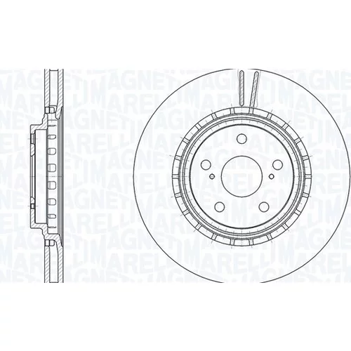 Brzdový kotúč MAGNETI MARELLI 361302040833